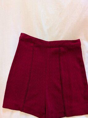 Red Forever 21 High-Waisted Shorts (S)
